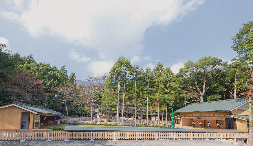 椿大神社弓道場 椿自彊館